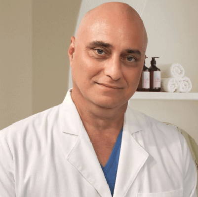 Rahhim de Pinedo Bald Acupuncturist